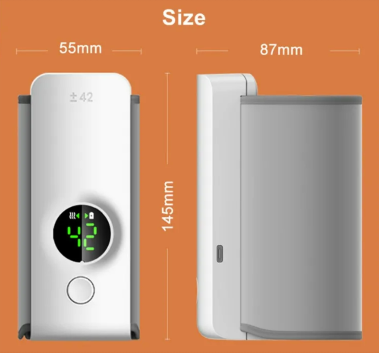 Portable Baby Bottle Warmer – Wireless & Travel Ready 🍼✨