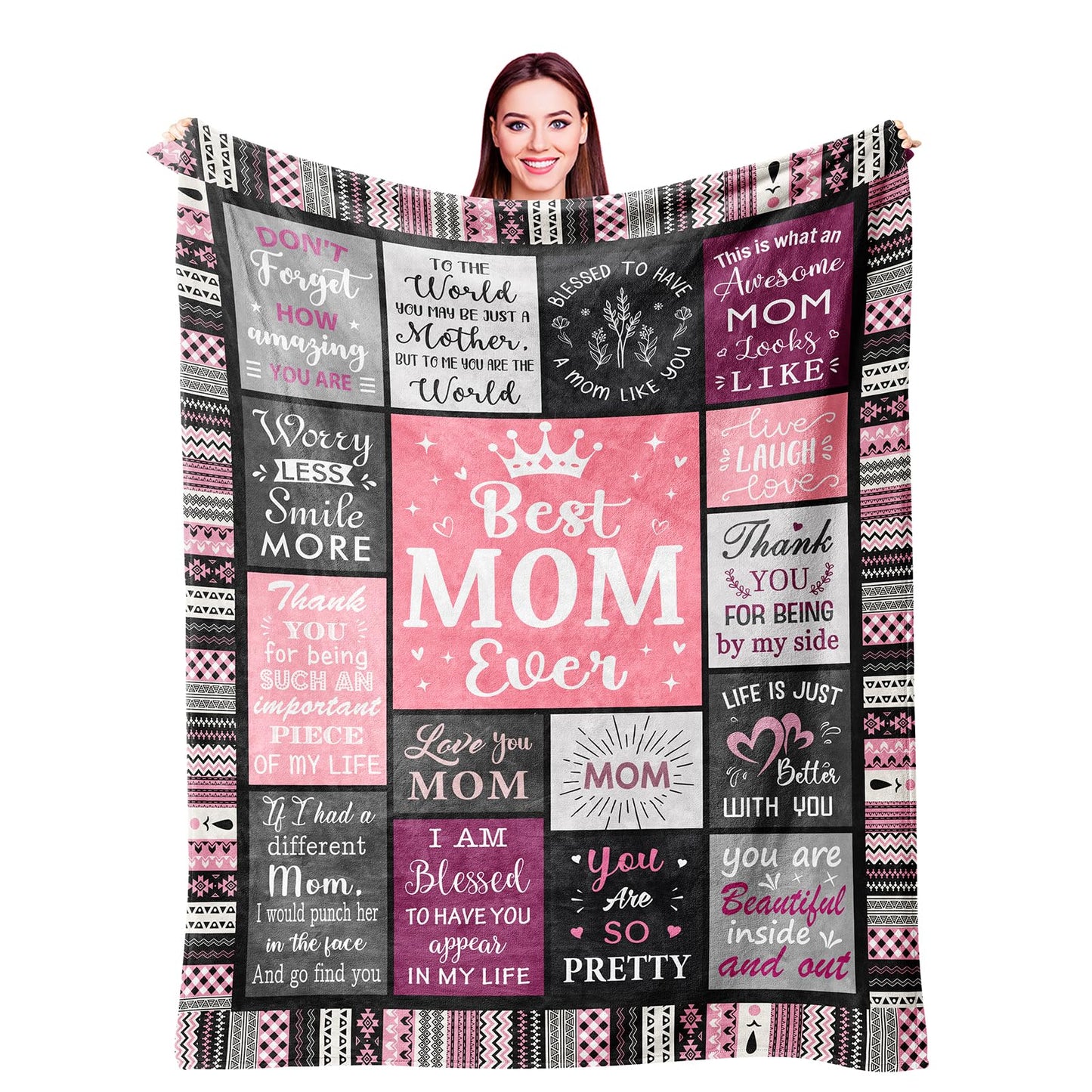 The ‘Best Mom Ever’ Cozy Blanket – The Gift She’ll Use Every Day 💕