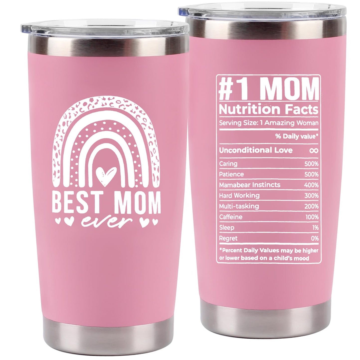 Best Mom Ever Tumbler – 20oz Stainless Steel Gift 💖