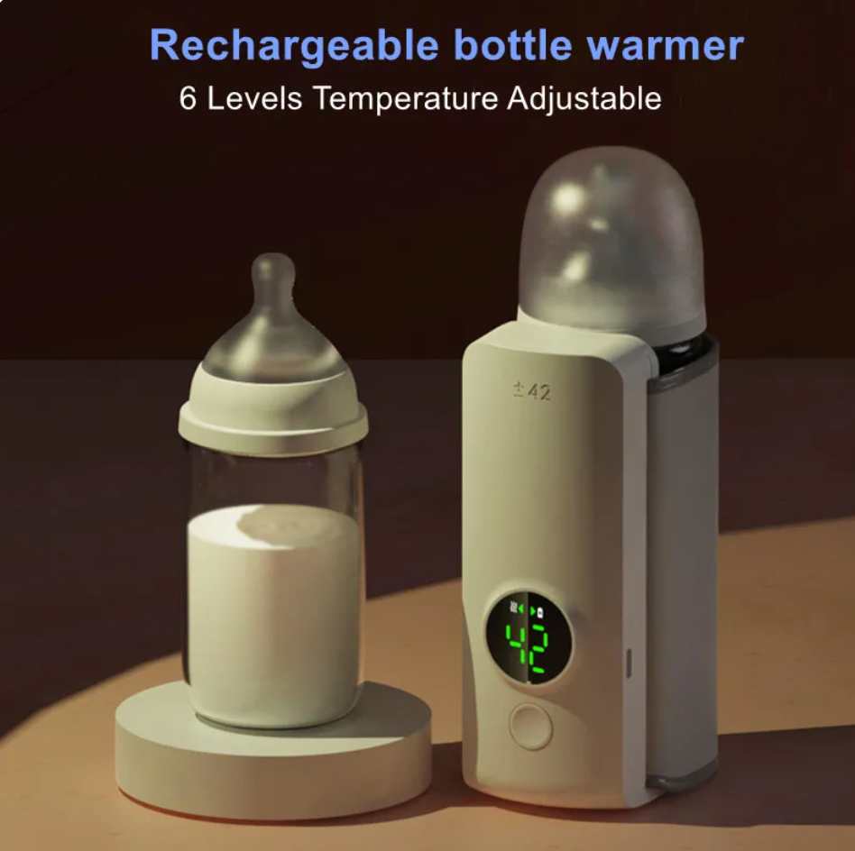 Portable Baby Bottle Warmer – Wireless & Travel Ready 🍼✨