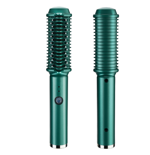 2-in-1 Hair Styling Comb – Curl & Straighten Tool ✨