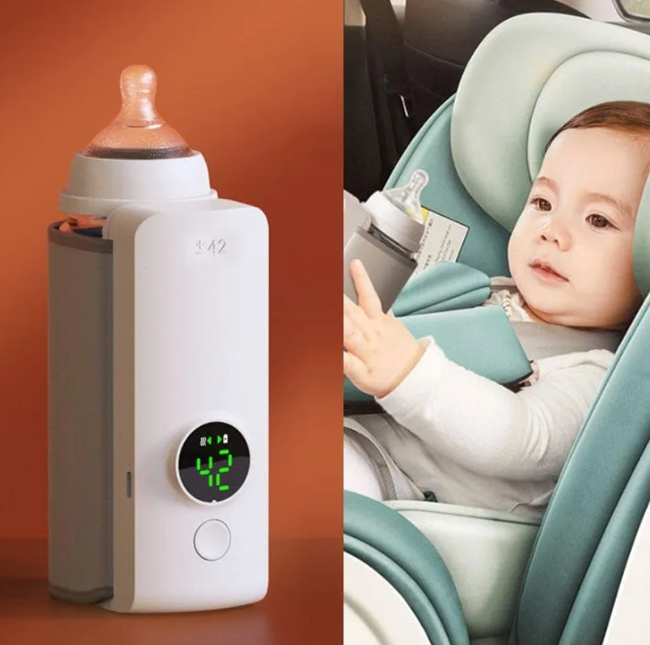 Portable Baby Bottle Warmer – Wireless & Travel Ready 🍼✨