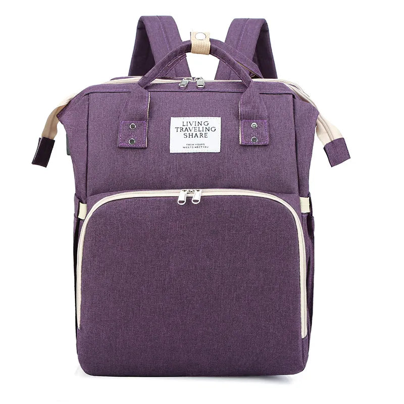 Multi-Function Diaper Bag – Large Capacity Mom Backpack ✨
