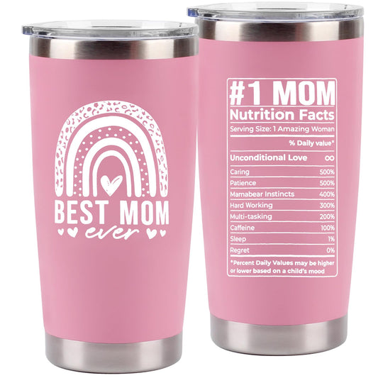 Best Mom Ever Tumbler – 20oz Stainless Steel Gift 💖