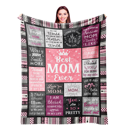 The ‘Best Mom Ever’ Cozy Blanket – The Gift She’ll Use Every Day 💕