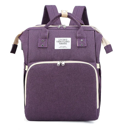 Multi-Function Diaper Bag – Large Capacity Mom Backpack ✨