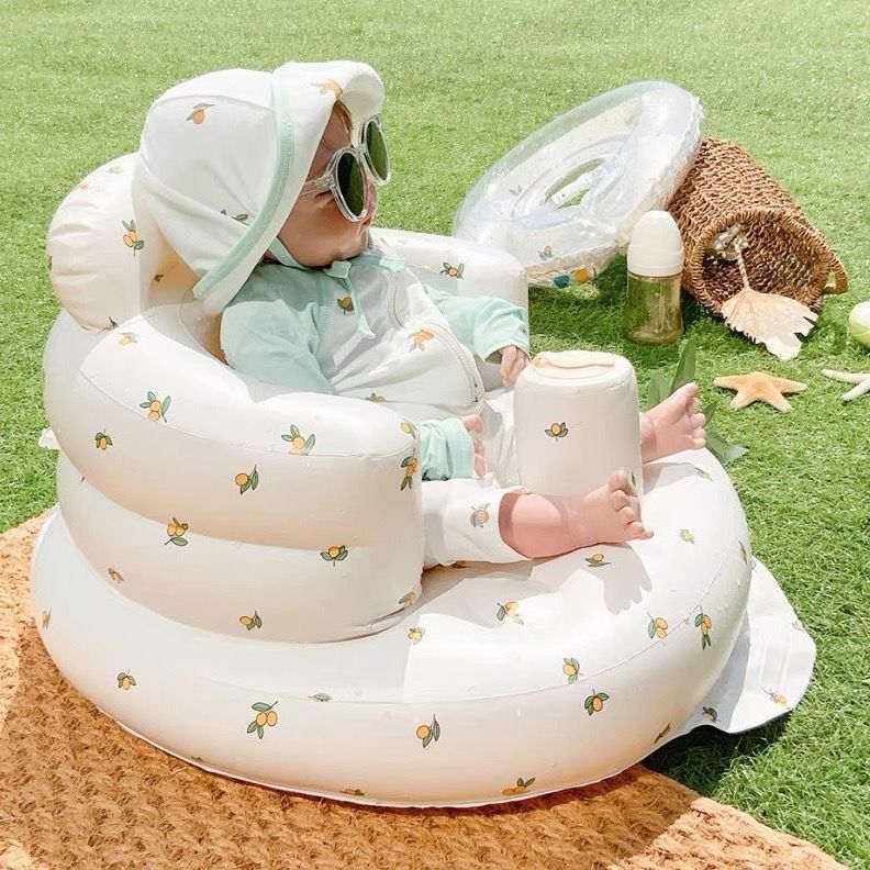 Inflatable Baby Chair – Dining & Bath Seat 👶🛁