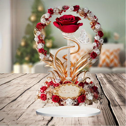 Acrylic Rose Decor – Eternal Flower Gift 🌹✨