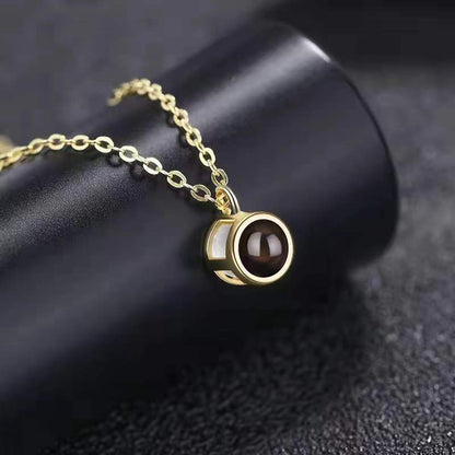 Photo Projection Necklace – ‘I Love You’ in 100 Languages 💕